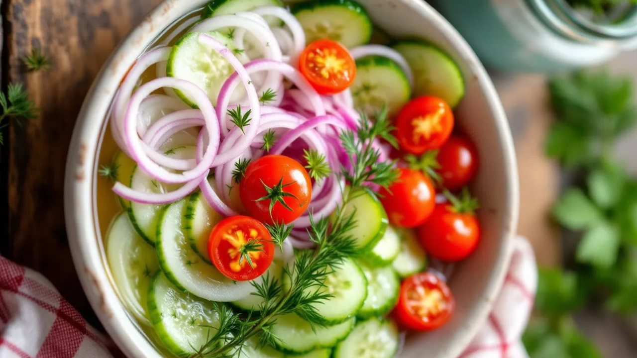 Best Marinated Cucumbers, Onions, and Tomatoes Recipe: A Refreshing Summer Classic