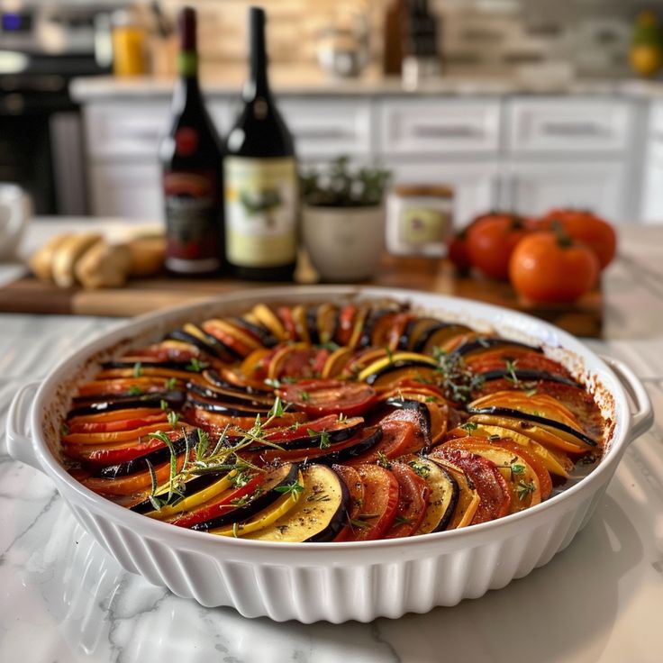 Layered Ratatouille: A Stunning, Flavorful Dish for Any Occasion